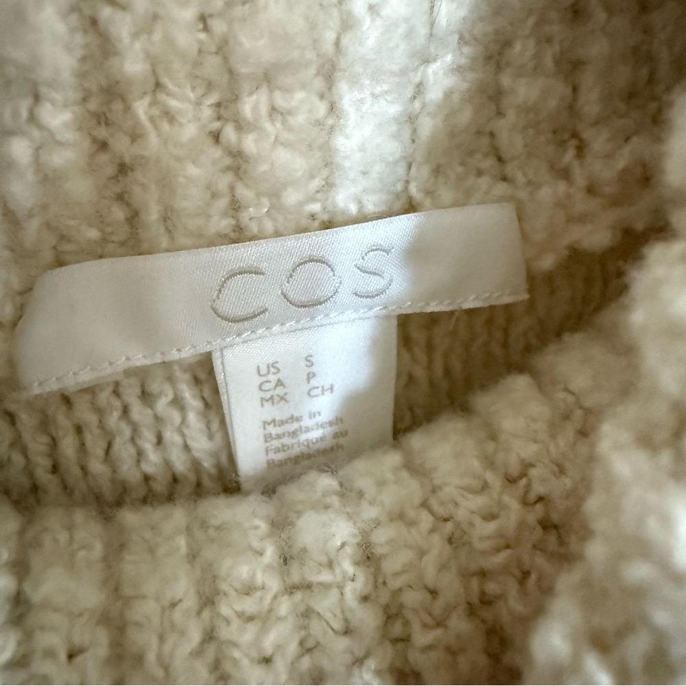 COS Textured Roll Neck Sweater Vest - Picture 9 of 11